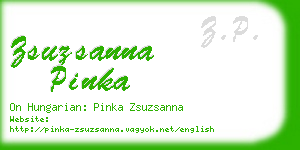 zsuzsanna pinka business card